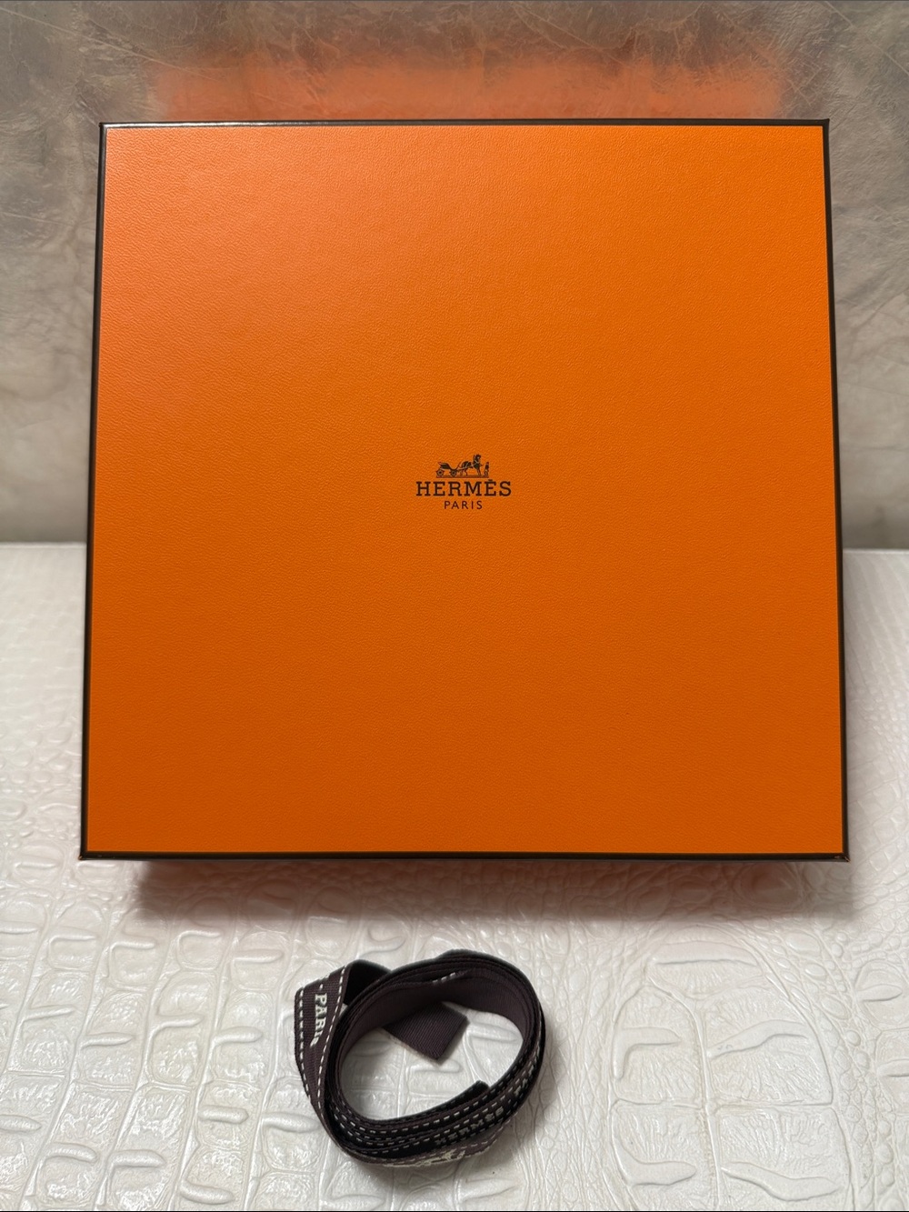 Hermes Square Kelly Belt Box. New. Scarf, belt, jewelry, TWILLY or a gift box - Picture 2 of 10
